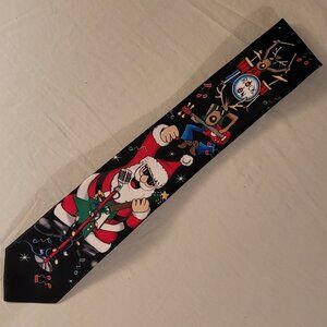 Rockin' Santa CHRISTMAS Tie New Never Worn (M0104)
